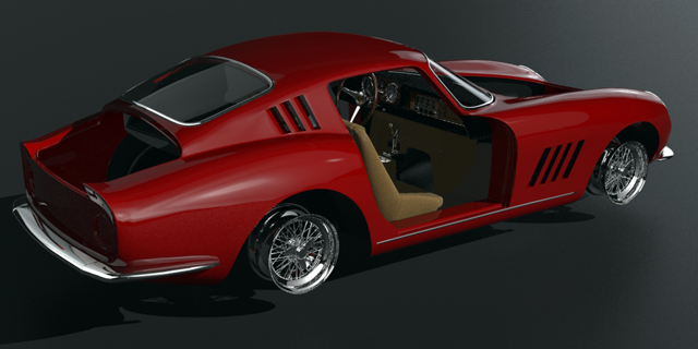 3d Model Ferrari 275 GTB NART Spyder Comp